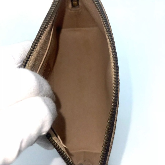 Louis Vuitton Cosmetic Bag Brown Canvas Monogram Cosmetique Pouch M47515 LV - Picture 15 of 16